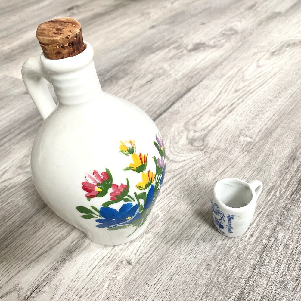 Rare Vintage Kayser Porcelain Empty Liquor Bottle